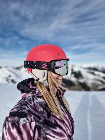 Descent goggle - The Galaxy [cherry pink]