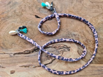 Zonnebrilkoordje - luipaard [bruin/zwart]