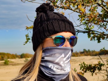 Fleece nekwarmer - Clouded