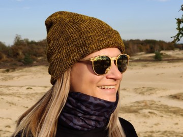 Fleece nekwarmer - Black panther