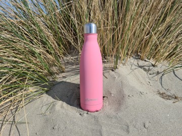 RVS waterfles roze