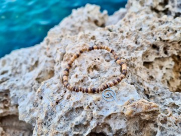 Kokos armbandjes - Natural wave | Brown [set van 2]