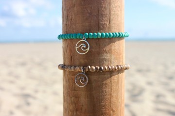 Kokos armbandjes - Natural wave - Ook verkrijgbaar in bruin