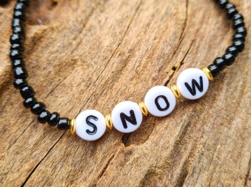 Dames armbandjes - S.N.O.W. letters