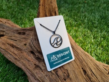 Dames ketting - Big wavers zwart