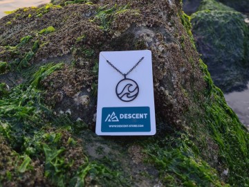 Dames ketting - Big wavers zwart