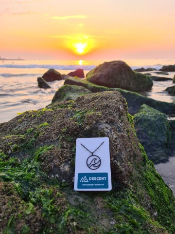 Dames ketting - Big wavers zwart