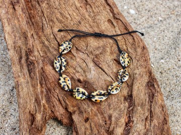 Enkelbandje schelpen - Tijger 1/3