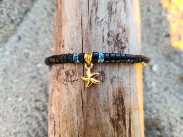 Natuurstenen armband - Zeester