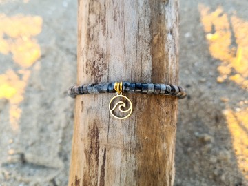 Natuurstenen armband - Waves