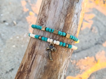 Kokos armbandjes - Coconuts [set van 2]