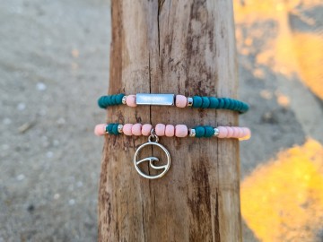 Kokos armbandjes - Time for summer [Set van 2]  time for summer 02