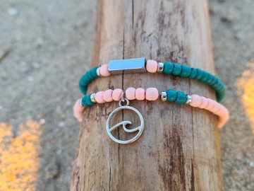 Kokos armbandjes - Time for summer [Set van 2]time for summer01