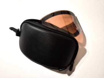 Spare lens case goggle