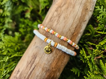 Set van 2 armbandjes - Smile!