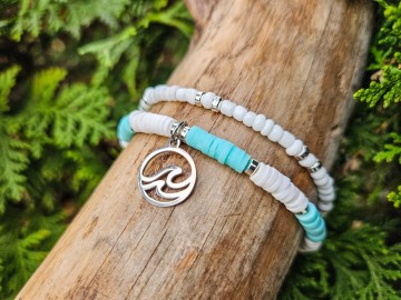 Set van 2 armbandjes - Waves