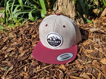 Cap - Grey/Burgundy [flexfit]