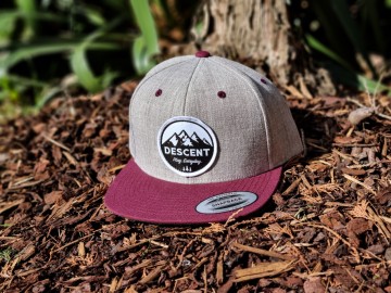 Cap - Grey/Burgundy [flexfit]