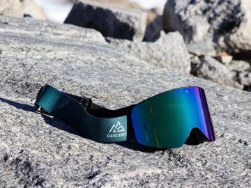 Descent goggle   the cloud textured green   green product