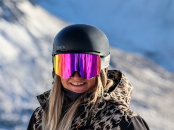 Descent goggle   the explorer moon dust   pink model voor