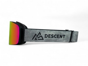 Descent goggle   the explorer moon dust   pink zijaanzicht links