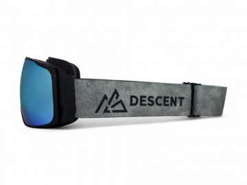 Descent goggle   the galaxy moon dust   ice blue zijaanzicht links