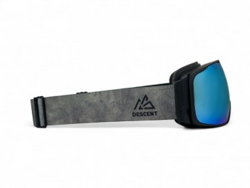 Descent goggle   the galaxy moon dust   ice blue zijaanzicht rechts