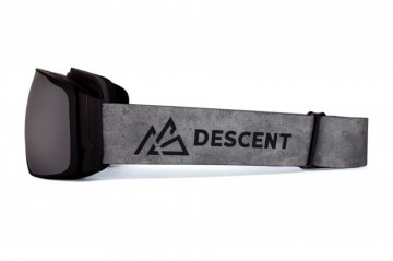 Descent goggle   the galaxy moon dust   silver zijaanzicht links 1