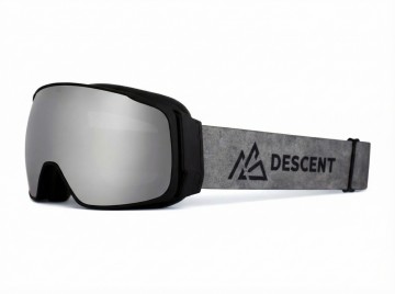 Descent goggle   the galaxy moon dust   silver zijaanzicht links2