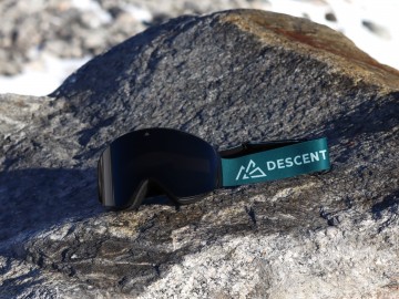 Descent goggle   the shield textured green   black product