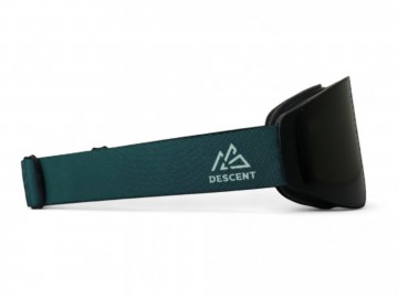 Descent goggle   the shield textured green   black zijaanzicht rechts