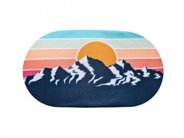 Goggle cover - Retro sunrise