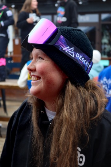 Descent goggle - The Shield [Purple haze]