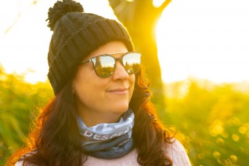 Fleece nekwarmer - Clouded