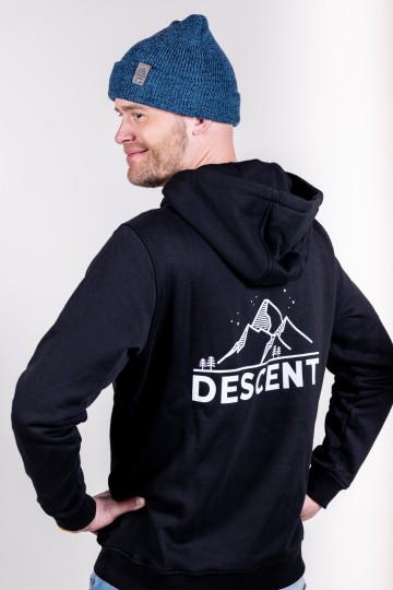 Hooded Sweater Black/White [unisex]