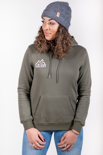 Hoodie Olive/Pink [womens fit]