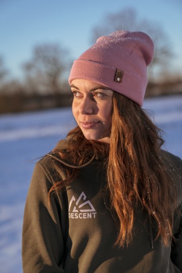 Hoodie Olive/Pink [womens fit]