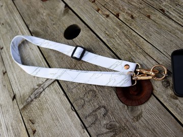 Telefoonkoordje - marmerlook