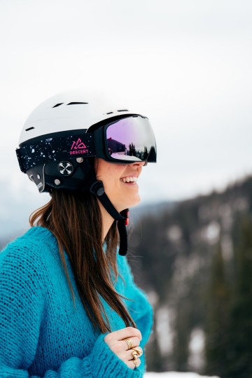 Descent goggle - The Galaxy [cherry pink]