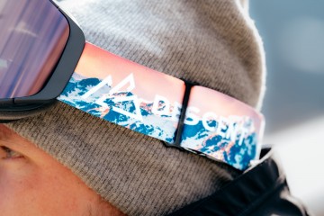 Descent goggle - The Shield [silver-pink]