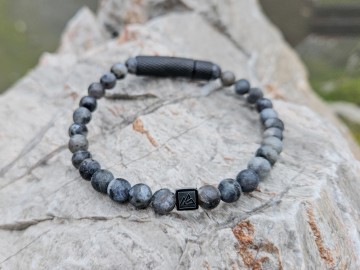 Heren armband - Wolf grey
