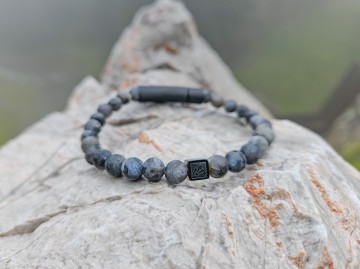 Heren armband - Wolf grey