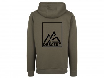 Hooded Sweater Olive/black [unisex]