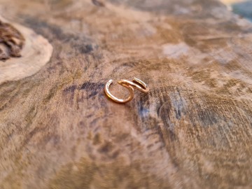 Earcuff - wave [rose]