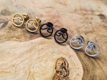 Oorbellen 8200904waves rond all02