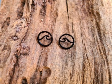 Oorbellen The pacifics - zwart