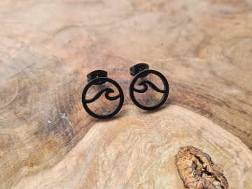 Oorbellen The pacifics - zwart