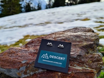 Oorbellen - kleine bergjes [zilver]