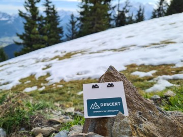 Oorbellen - kleine bergjes [zwart]