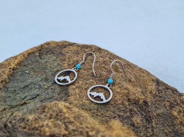 Oorbellen - Matterhorn [blauw]